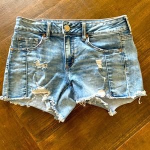 American Eagle blue jean shorts